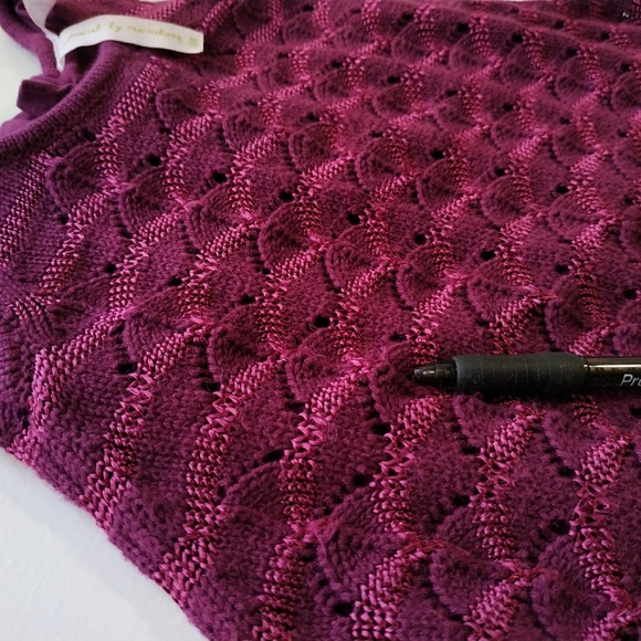 Matilda Jane Lined Sweater knit Dress 18 mo Paint by Numbers Aurora Burgundy - Picture 7 of 11